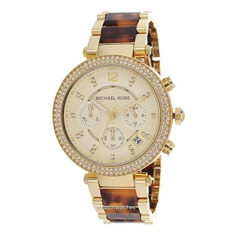 michael kors watch with tortoise shell band|mk5688.